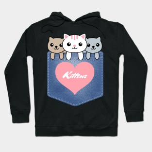 Cat pate kittens Hoodie